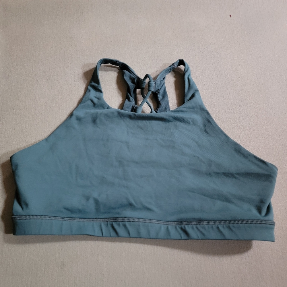 Lululemon Athletica Blue Racerback Sports Bra